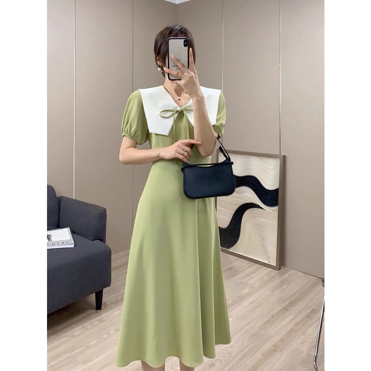 summer dress for women sage green dress french dress vintage dress graduation dress party dress sage