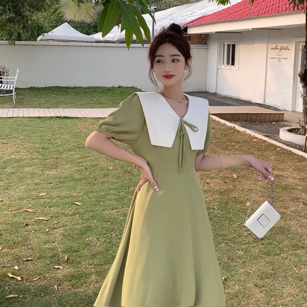 summer dress for women sage green dress french dress vintage dress graduation dress party dress sage
