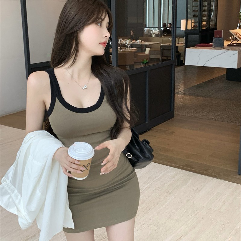 summer beach outfit mini dress for woman plus size korean fitted backless sexy bodycon dress party p