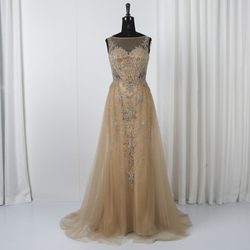 New Fashion Tulle Prom Birthday Elegant Evening Dress Sleeveless Evening Maxi Dresses