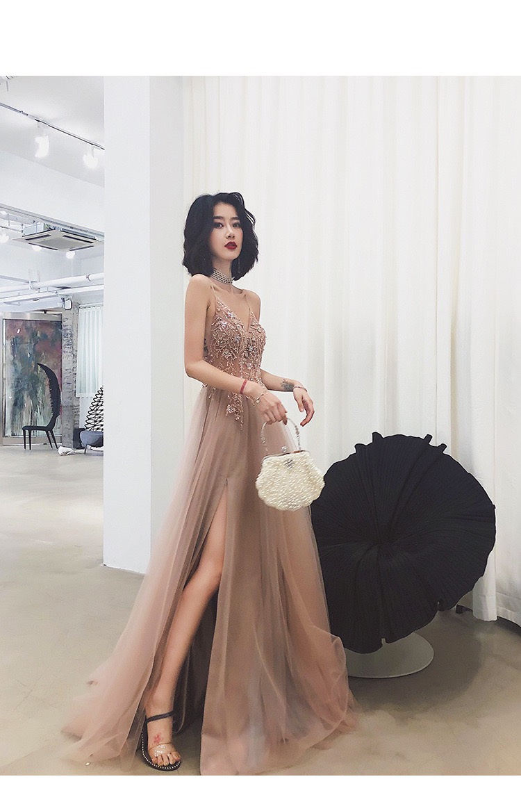 Wholesale High quality Women's Beaded Cascade Big skirt Condole belt Wedding dress the Dress