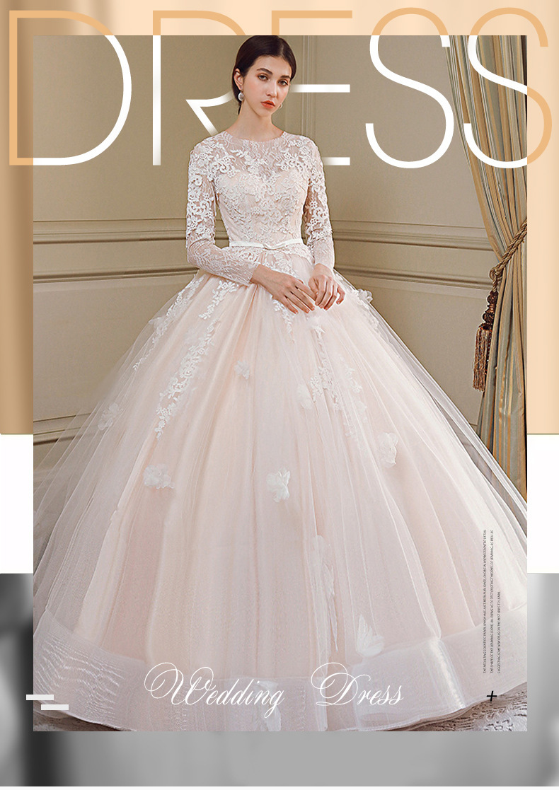 Wholesale Wedding Bridesmaid Dresses Floor Length Bridal Gowns Muslim Wedding Dress Islamic conserva