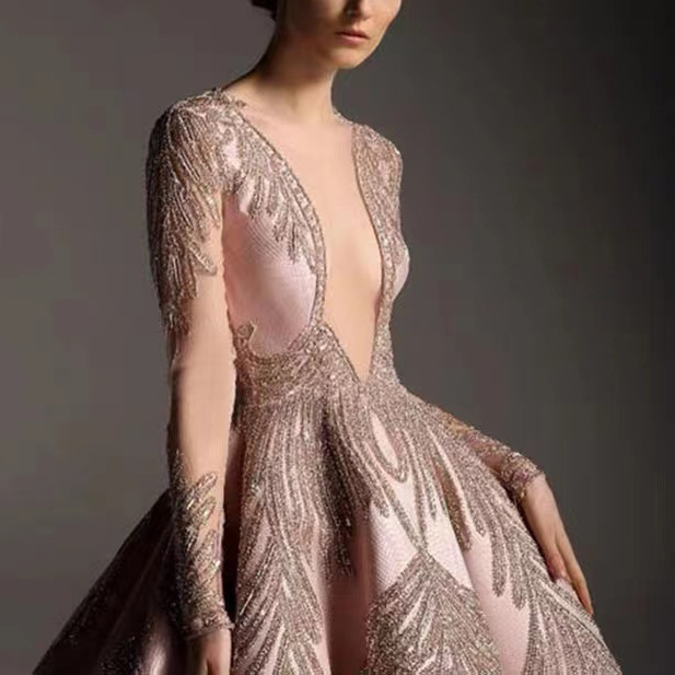 Guangzhou Clothing Formal Elegant Los Angeles Turkish Vestido De Noche Evening Dresses