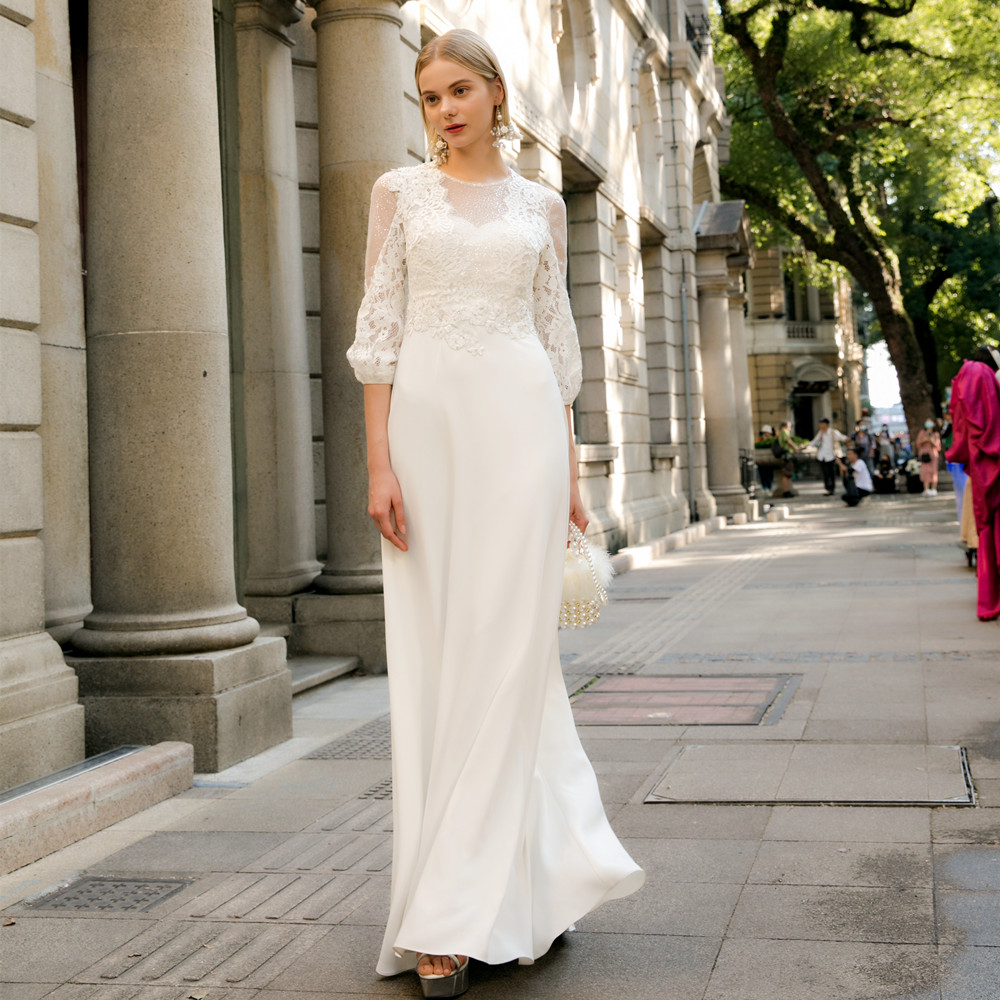 2022 New Design High-end fabrics Prom Dress,dinner dress party lady eveningn,white evening dresses p
