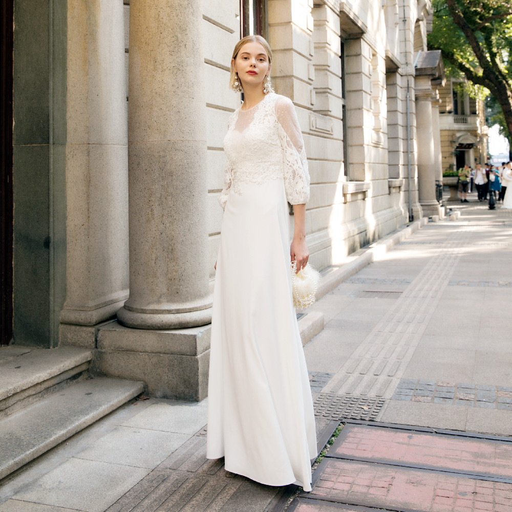 2022 New Design High-end fabrics Prom Dress,dinner dress party lady eveningn,white evening dresses p