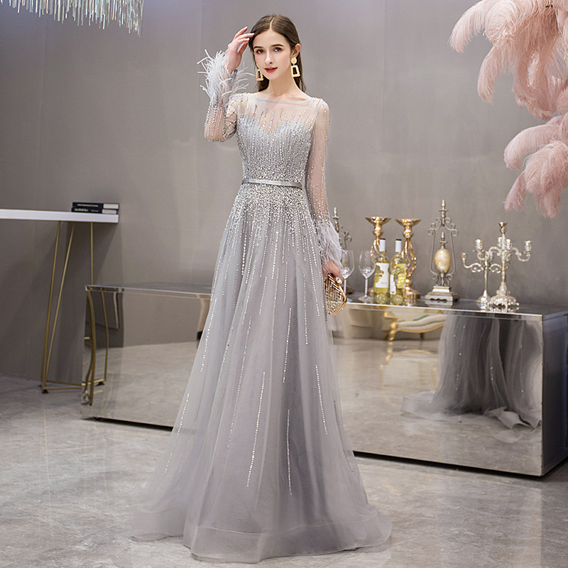 Customize 2022 new banquet high-end atmosphere luxury tailing celebrities elegant dress women
