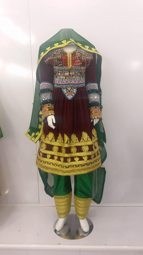 Customized Handmade Kuchi Tribal Afghan Dress