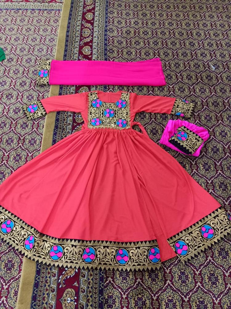 Customized Handmade Kuchi Tribal Afghan Dress