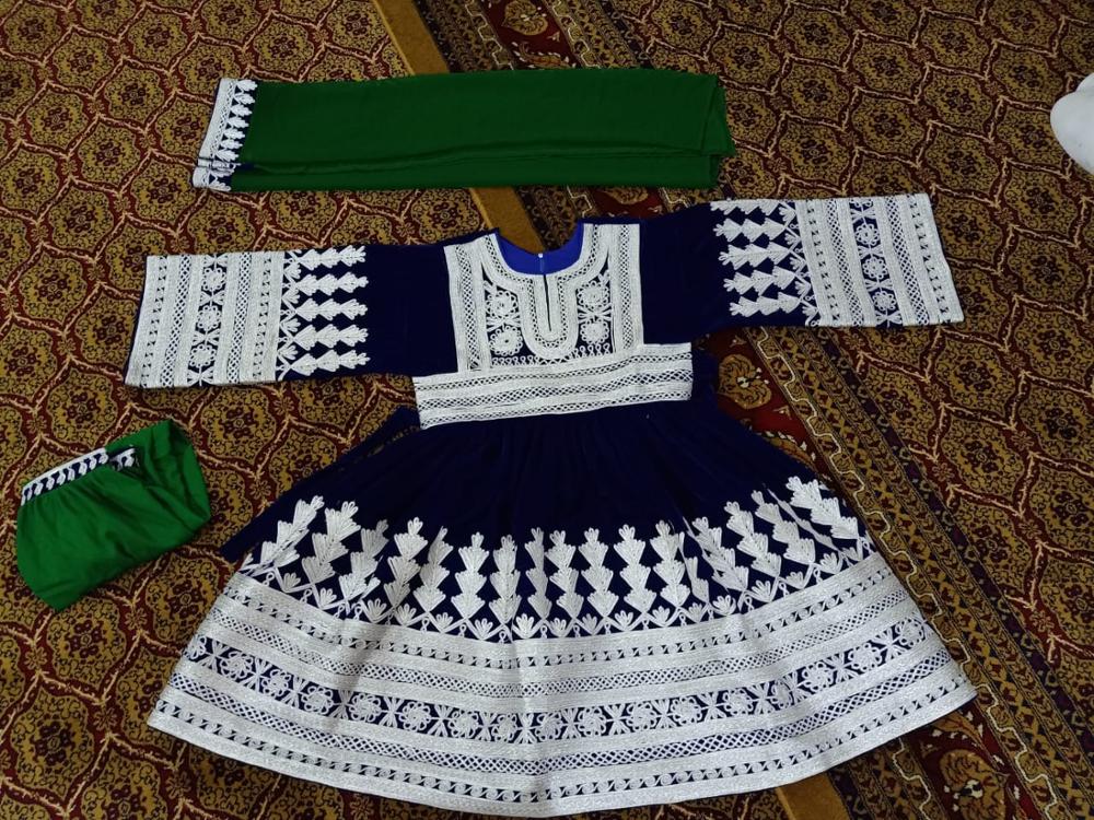 Customized Handmade Kuchi Tribal Afghan Dress