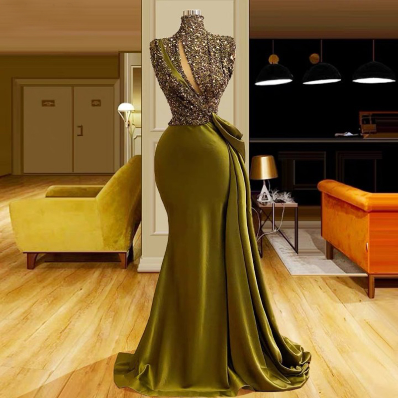 High Quality Special Design Women Elegant Sexy Bodycon High Waist Evening Party Dress