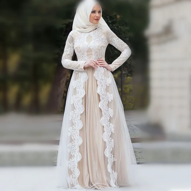 Modest wedding dress muslim wedding gown wedding dress bridal gowns 2022