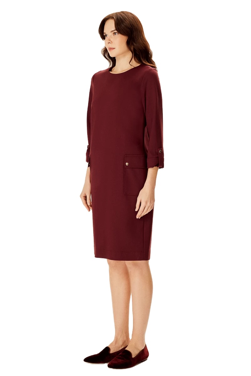 Solid Color Viscose Dresses for Womens Casual and Work Wear