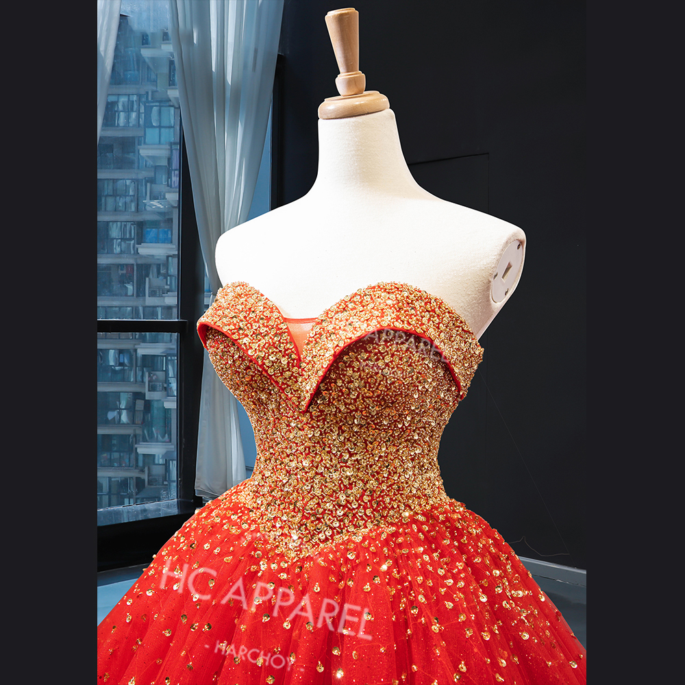 Foreign trade poncho dress 2022 bridal dance one shoulder red dream trailing wedding dress women Ama