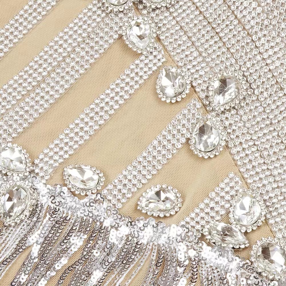 ED2326 Luxury Evening Dresses Women Diamond Rhinestones Glitters Cyrstal Sequin Evening Gown For Wom