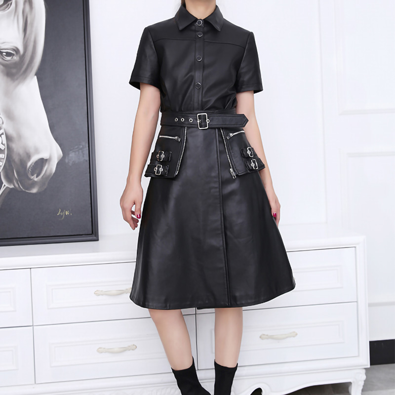 Spring Summer Leather Jacket for Woman Custom Leather Jackets Motorbike