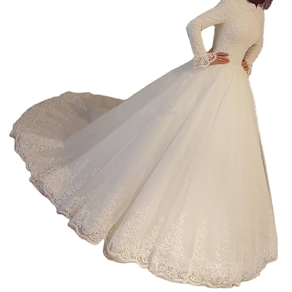 S37 2021 New Fashion high quality Wholesale sexy fishtail bride mermaid bridal gowns muslim wedding 