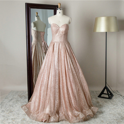 Professionally produced sweetheart neck lace up sweep train long ladies dinner gown evening dress