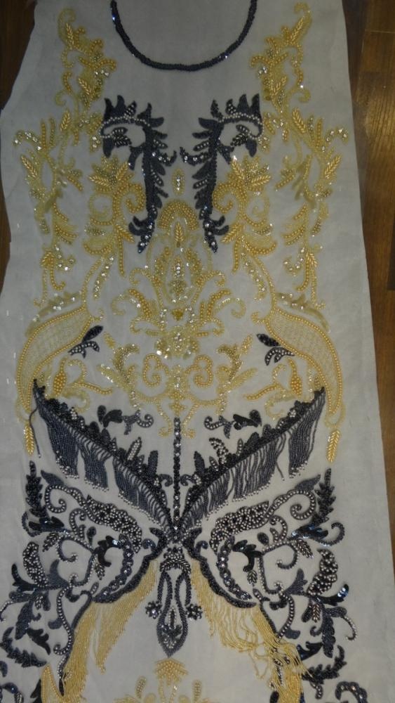 lady hand made evening dress and evening gowns / unstitched dress