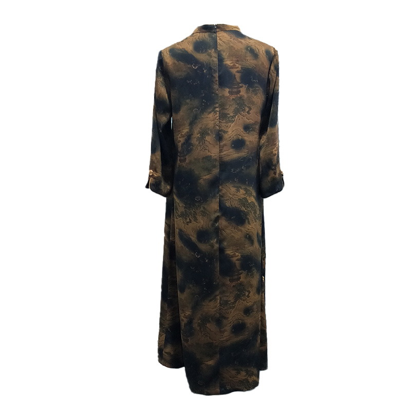 2021 Summer Women Casual Plus Size Long Floral Sil