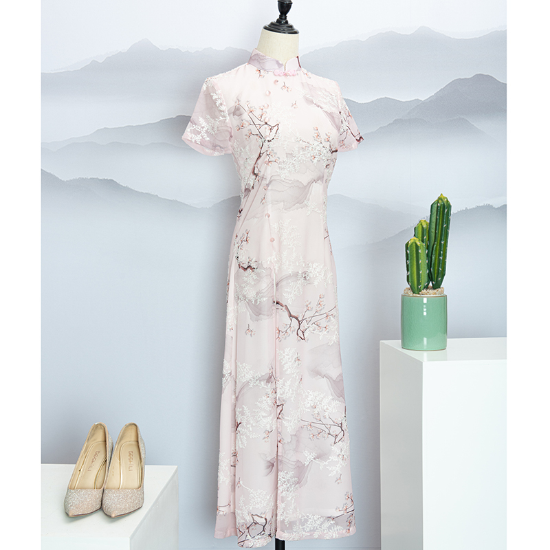 High Quality 2021 Fashion Trendy Formal Silk Long 