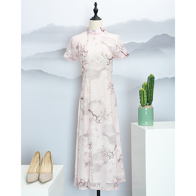 High Quality 2021 Fashion Trendy Formal Silk Long 