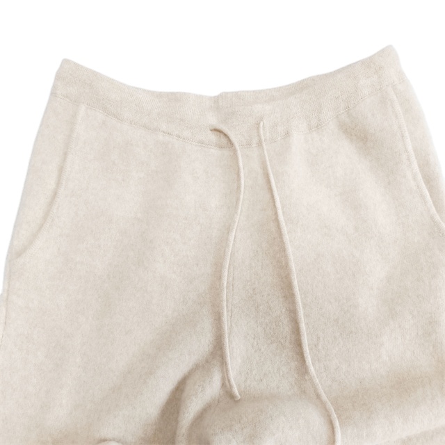 Customization Women Clothes Solid Colour Warm Women Pants Cashmere Knitting Pants Loose Soft Women L
