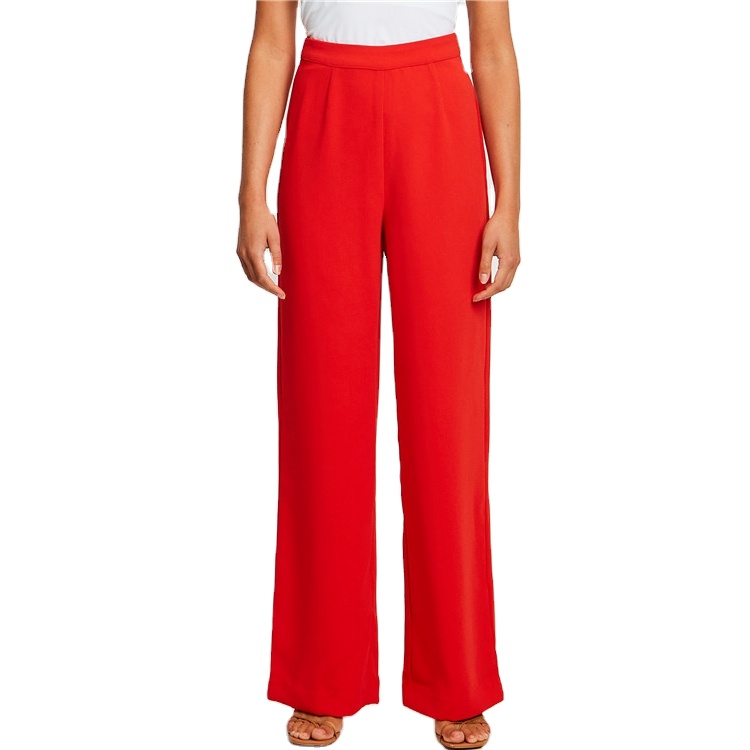 Straight Pants Office Pants Slacks Ladies Elegant 