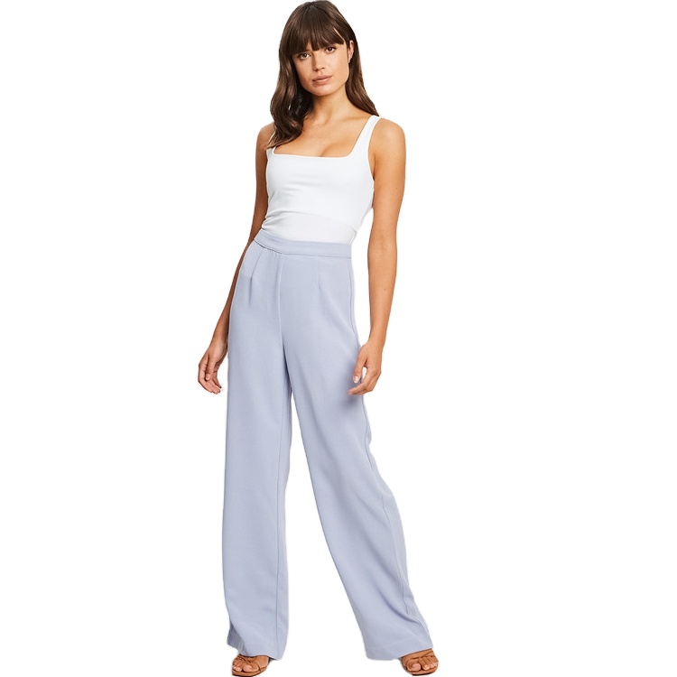 Straight Pants Office Pants Slacks Ladies Elegant 