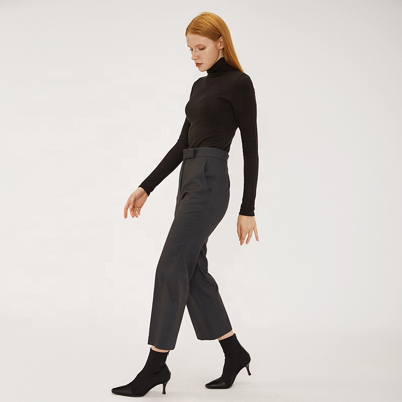 OEM ODM Custom label women slacks wholesale fashio