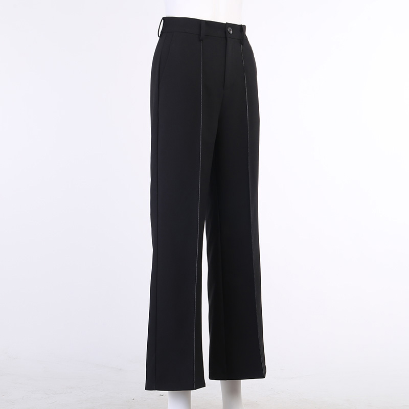 Autumn Fashion Straight Leg Slacks Office Lady Sui