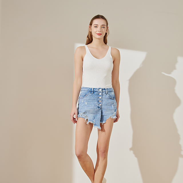 Factory Directly Wholesale Ripped Vintage Distress