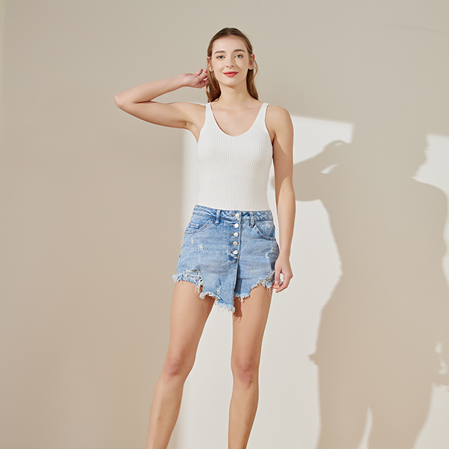 Factory Directly Wholesale Ripped Vintage Distress