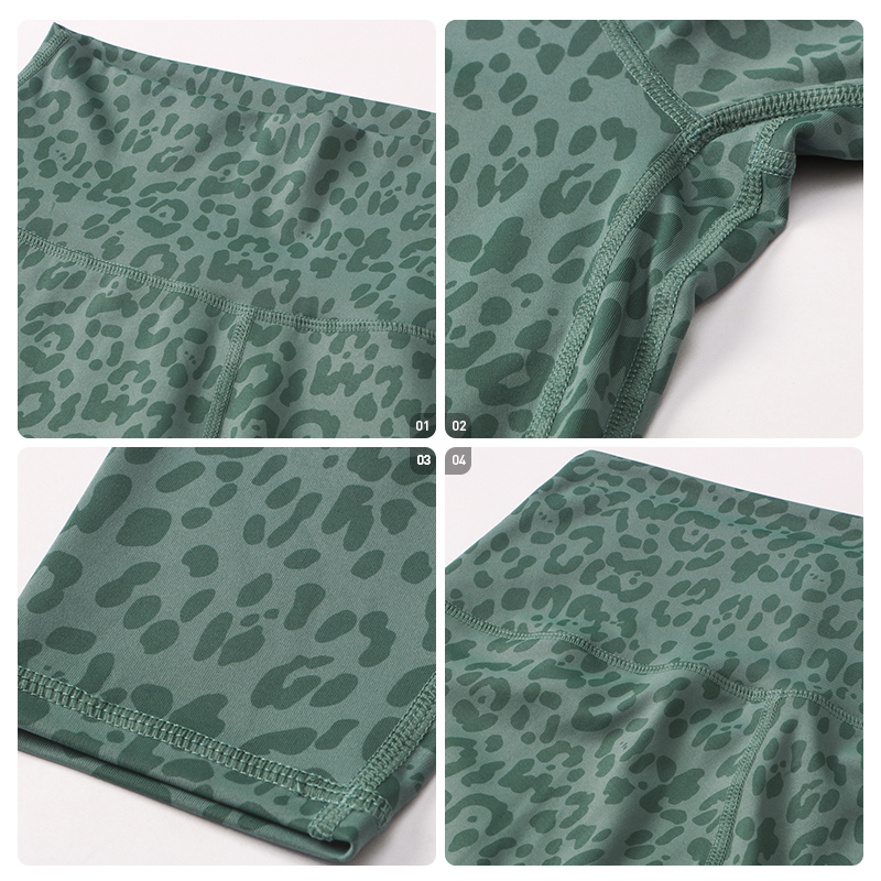 High Waist Yoga Pants Spandex Polyester Gym Fitnes