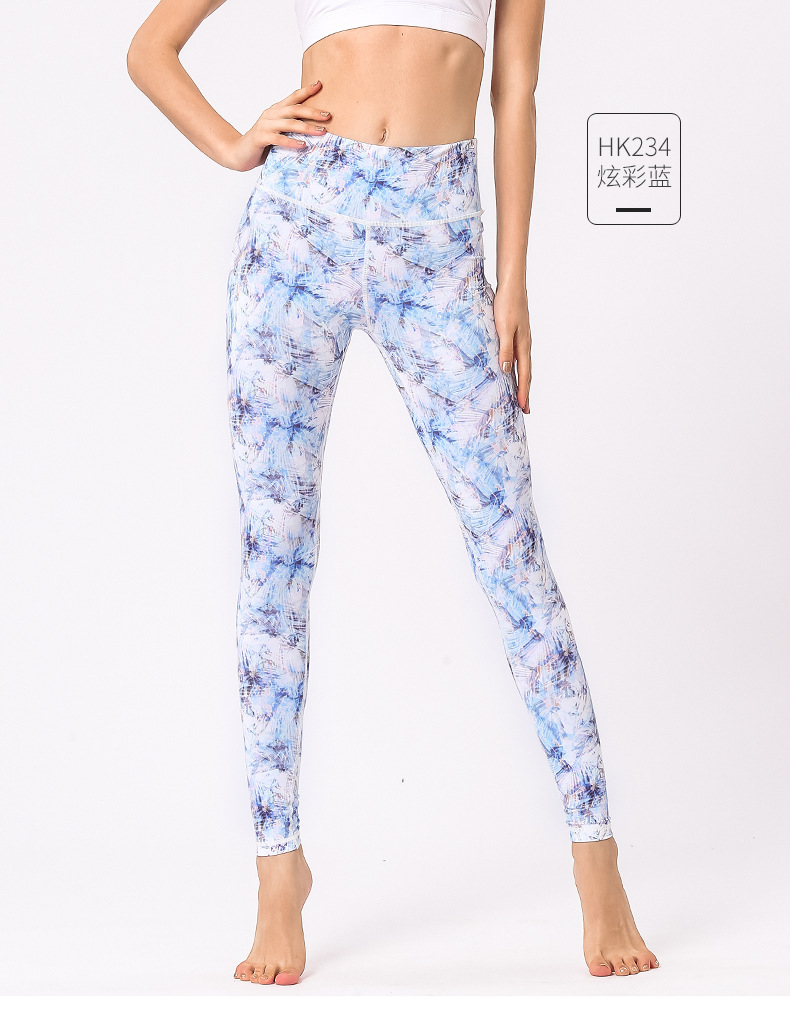 Yoga Pants Women's Digital Printing Leggings High 