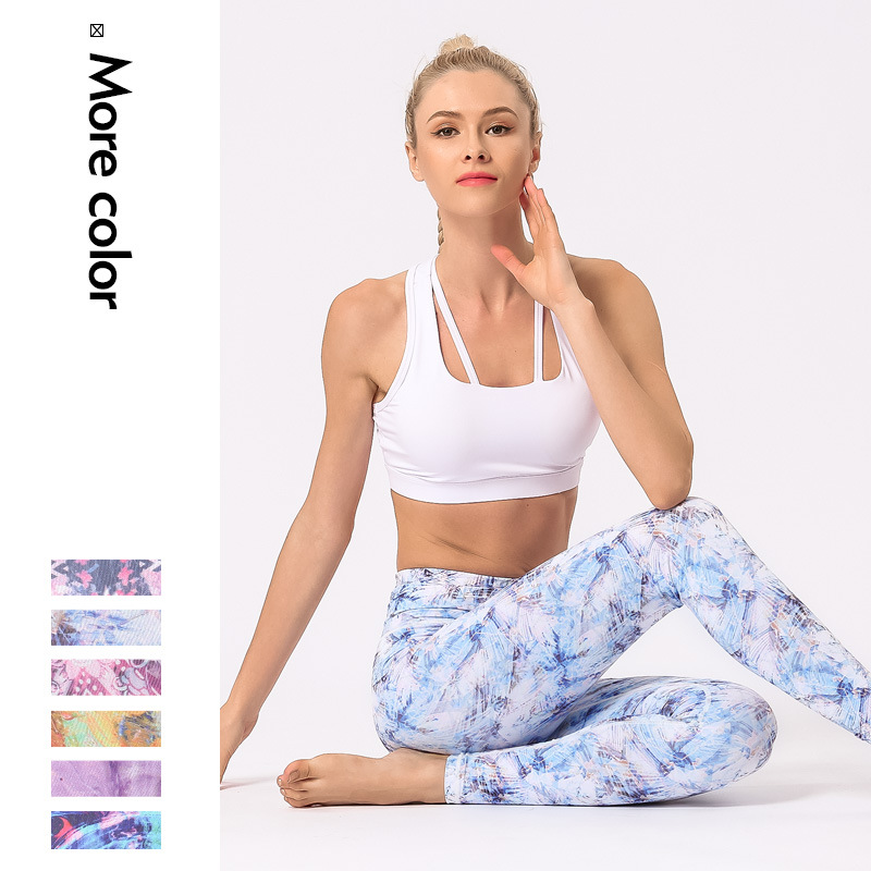 Yoga Pants Women's Digital Printing Leggings High 