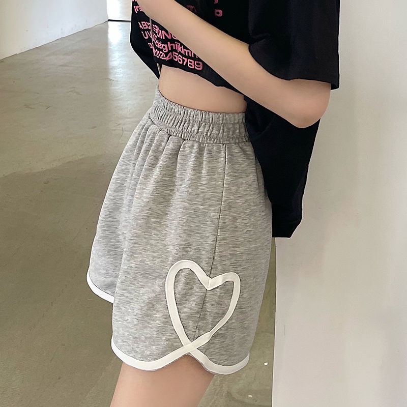 Sports short pants women's season thin section loose slim all-match trendy plus size casual hot pant