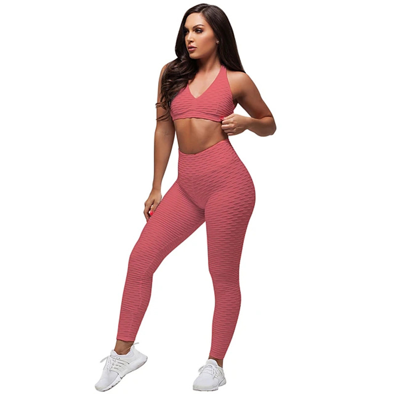 Women Sports Bras Textured Middle Impact Support C