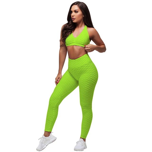 Women Sports Bras Textured Middle Impact Support C