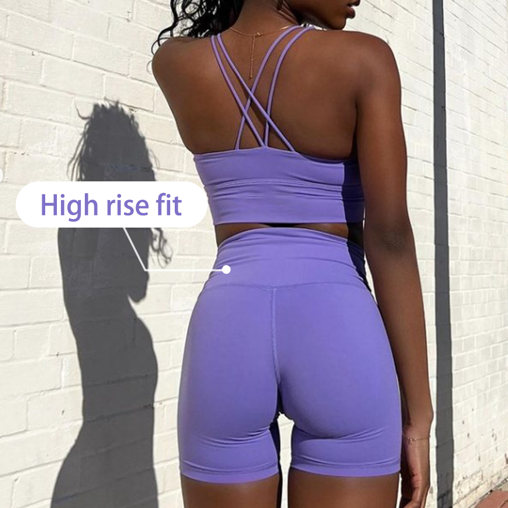 Wholesale High Waist Yoga Suit Custom Logo Outdoor