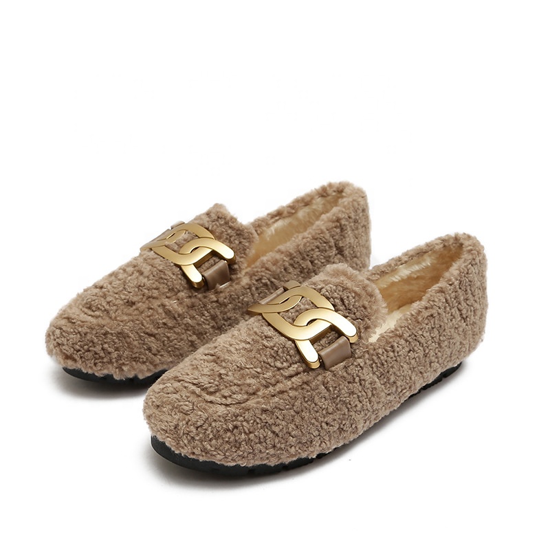 2021 Winter Warm Ladies Flat Casual Shoes for Wome