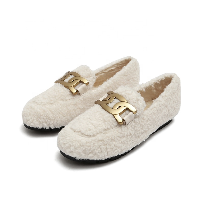 2021 Winter Warm Ladies Flat Casual Shoes for Wome