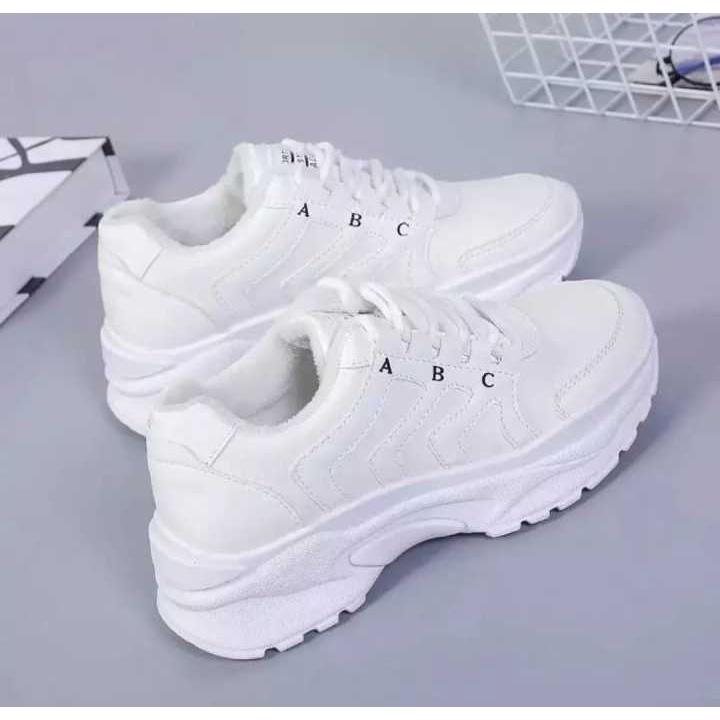 PUTIH Women's Shoes Sneakers White Sport Shoes ABC NEW