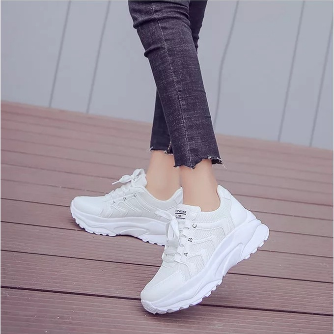 PUTIH Women's Shoes Sneakers White Sport Shoes ABC NEW