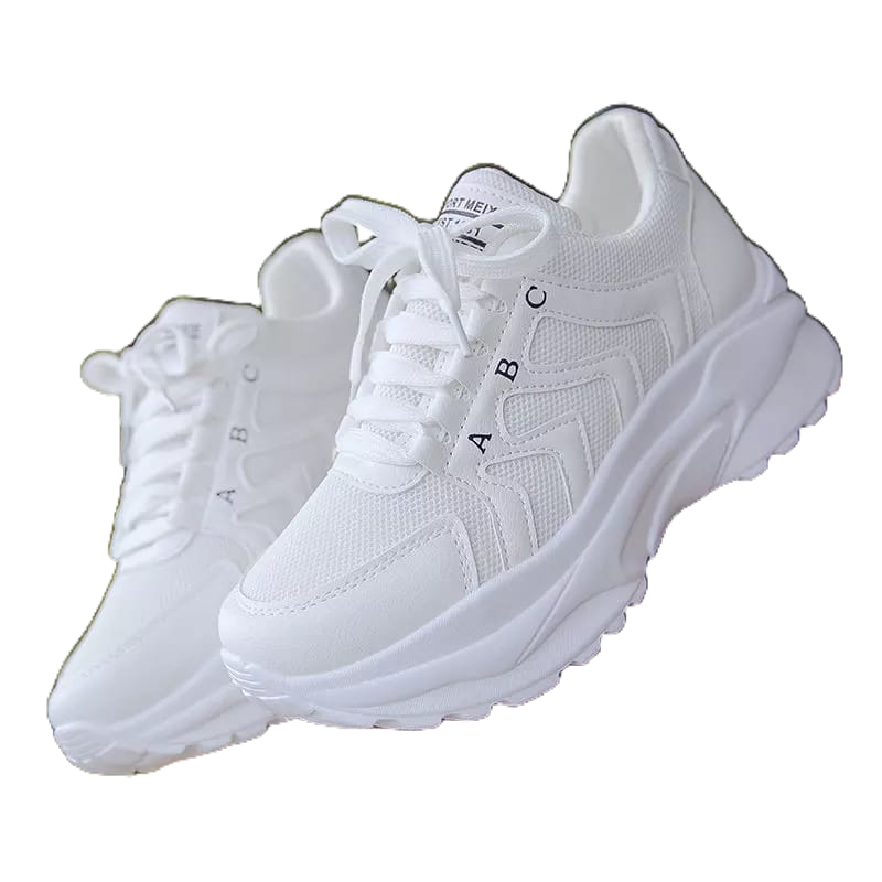 PUTIH Women's Shoes Sneakers White Sport Shoes ABC NEW