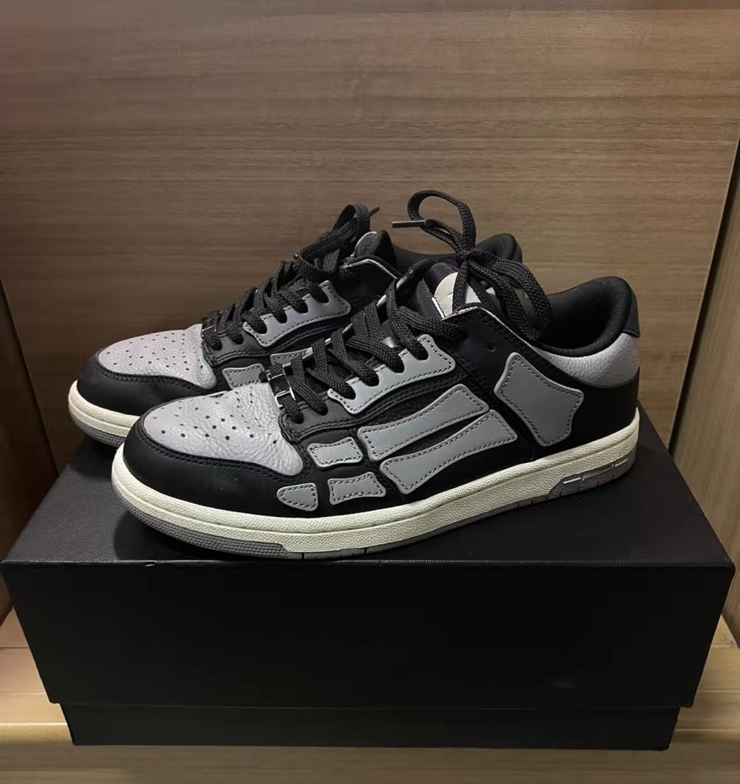Men AM Running Shoes Fashion breathable basketball shoes High Quality Genuine Leather Lace-up Sneake