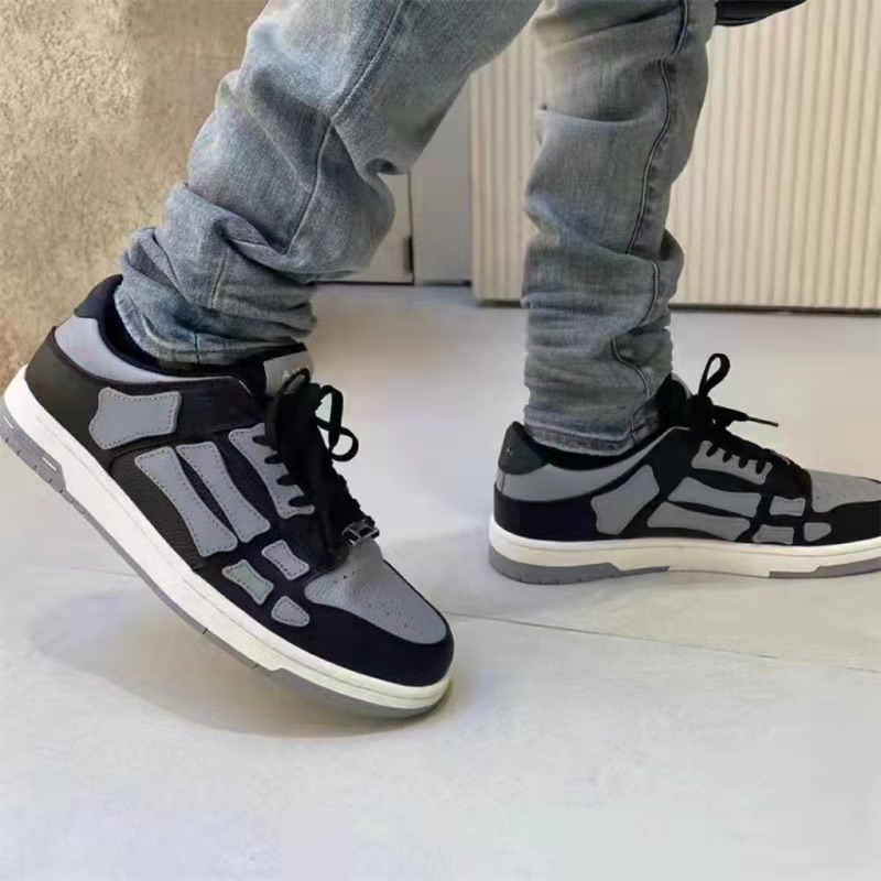 Men AM Running Shoes Fashion breathable basketball shoes High Quality Genuine Leather Lace-up Sneake