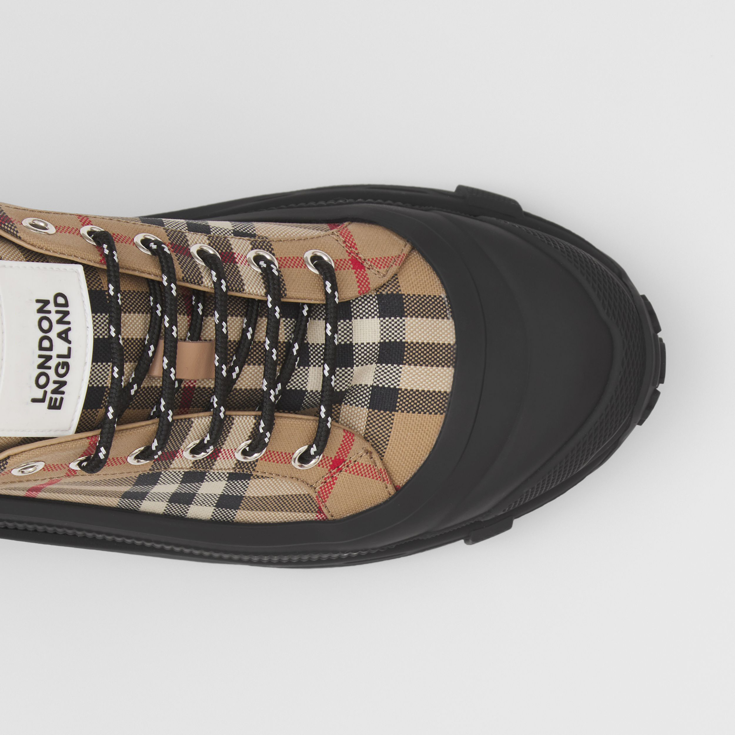 2022 spring Check pattern leather and suede sneakers women and men casual shoes