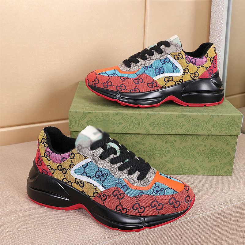 Wholesale men's leather low top sports shoes fashion running shoes