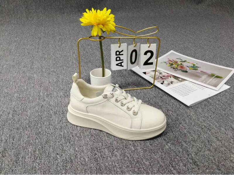lifexpert-2022 Lace Up Women Sneakers Shoes Leathe