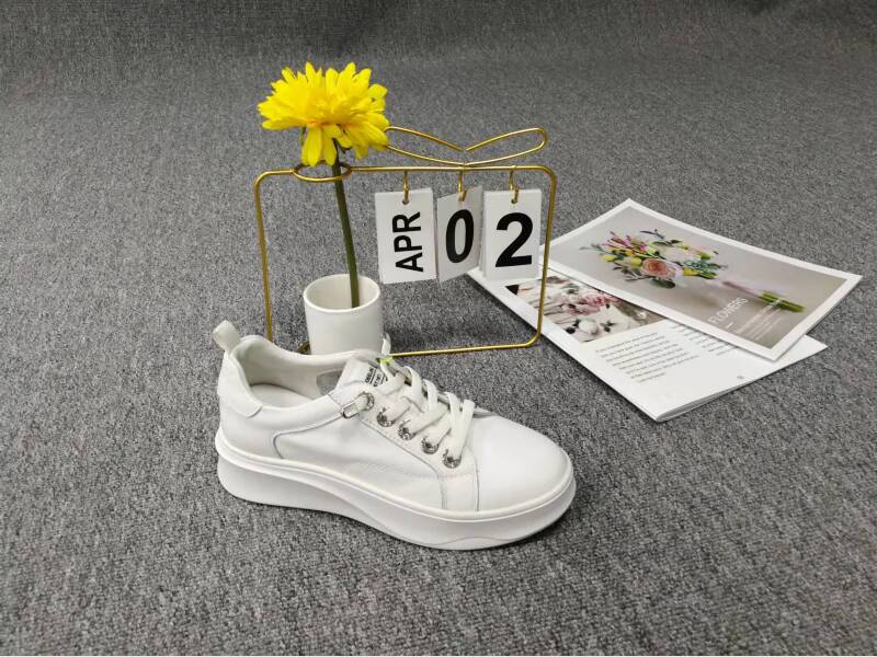 lifexpert-2022 Lace Up Women Sneakers Shoes Leathe